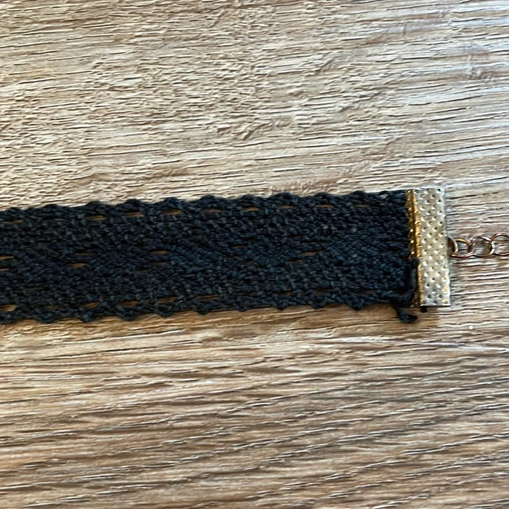 Charming Charlie Black Lace Choker Necklace - Picture 6 of 7